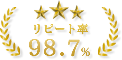 和興はリピート率98.7％